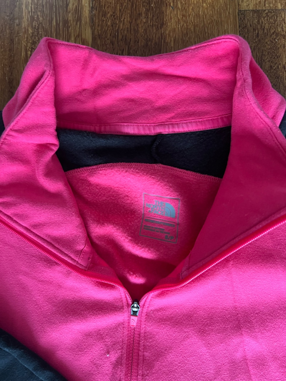 The North Face Pink and Black Zip-Up Performance Jacket - Picture 4 of 4